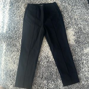 Rachel Zoe Women’s Black Front Seamed Straight Leg Dress Pants